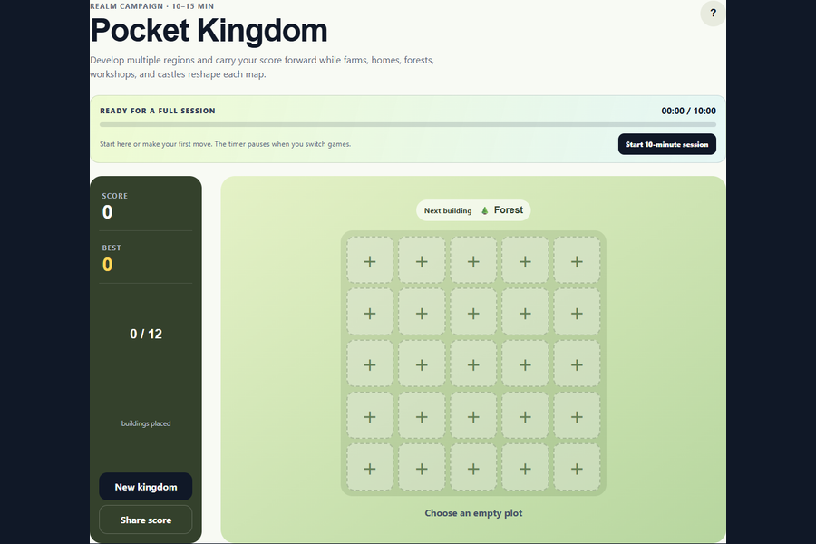 Pocket Kingdom gameplay
