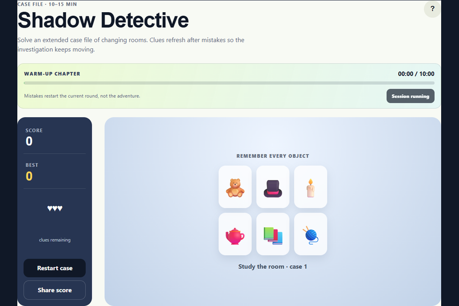 Shadow Detective gameplay